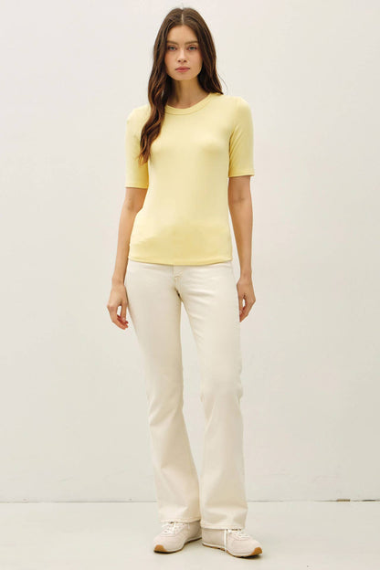 Ultra Soft Basic Short Sleeve Top