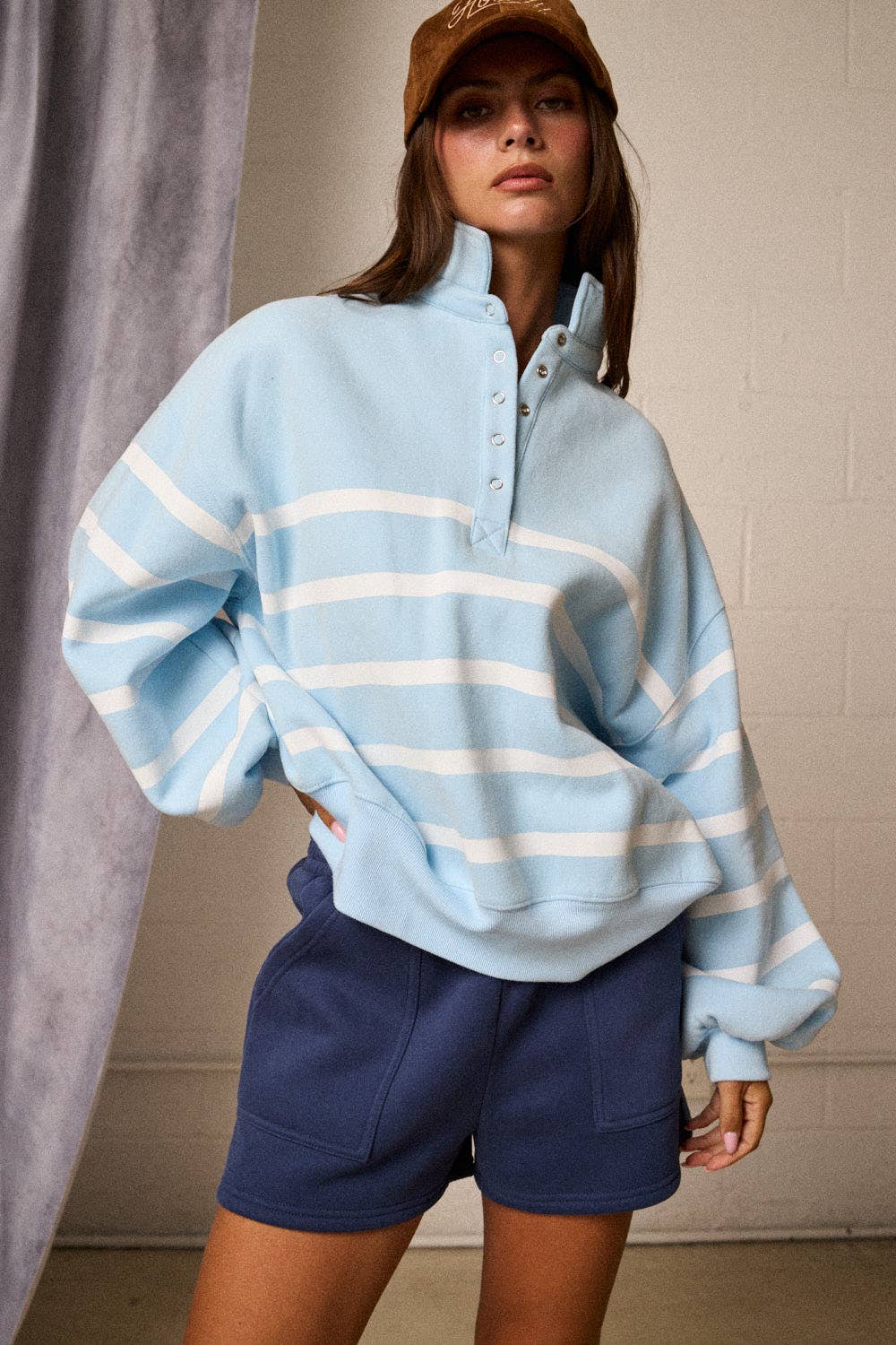 Addison Stripe Pullover