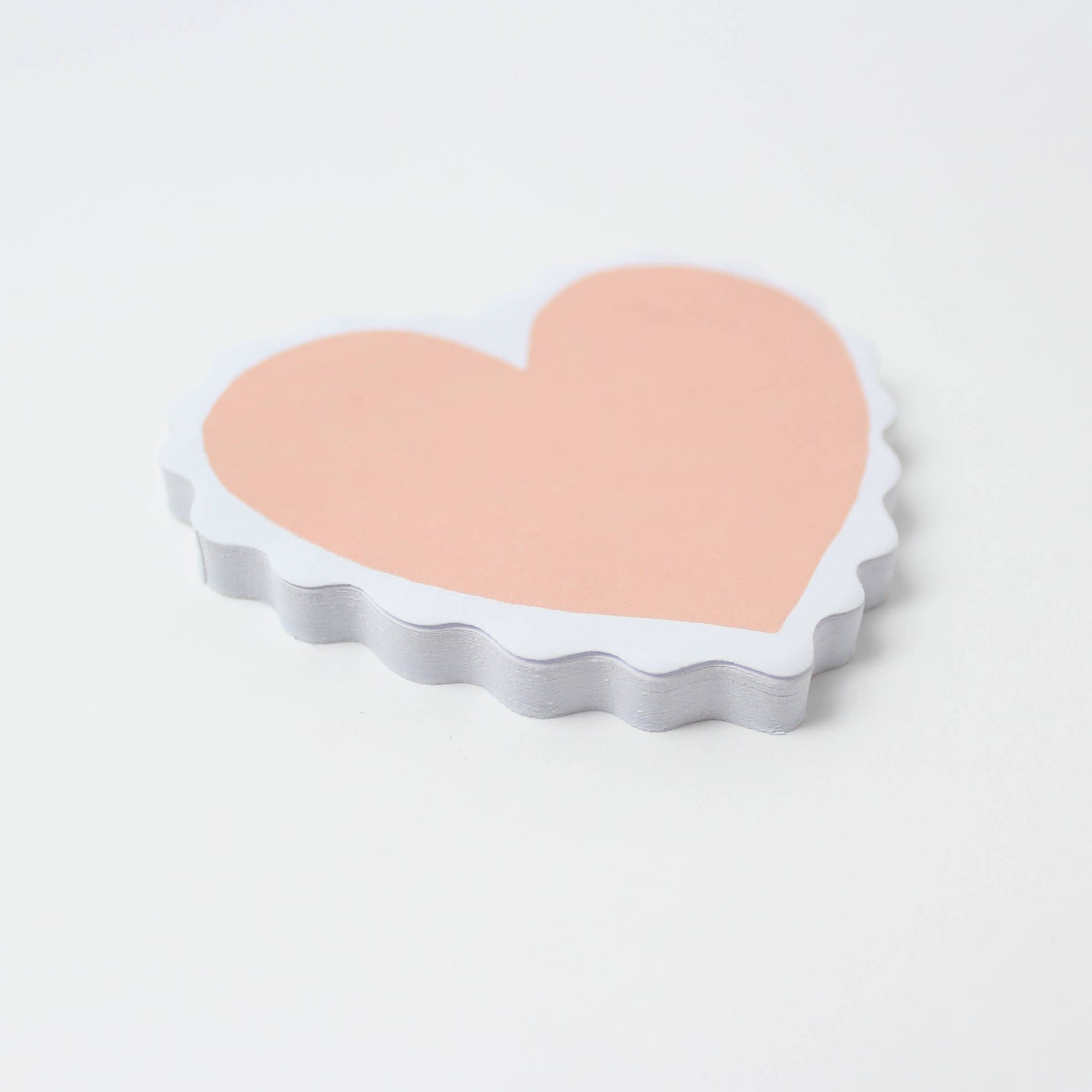 Sticky Notes - Scalloped Heart