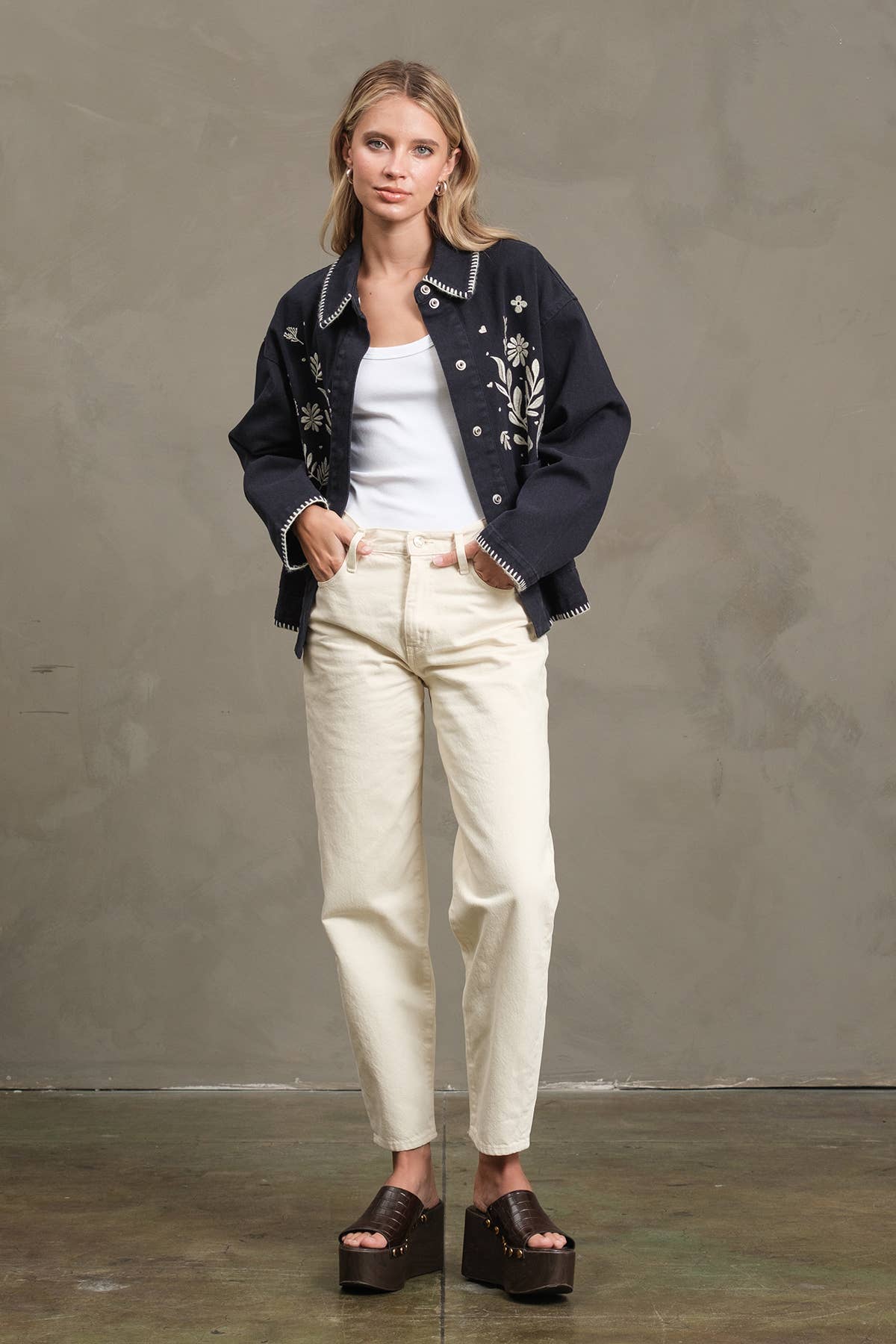 Embroidered Folk Jacket