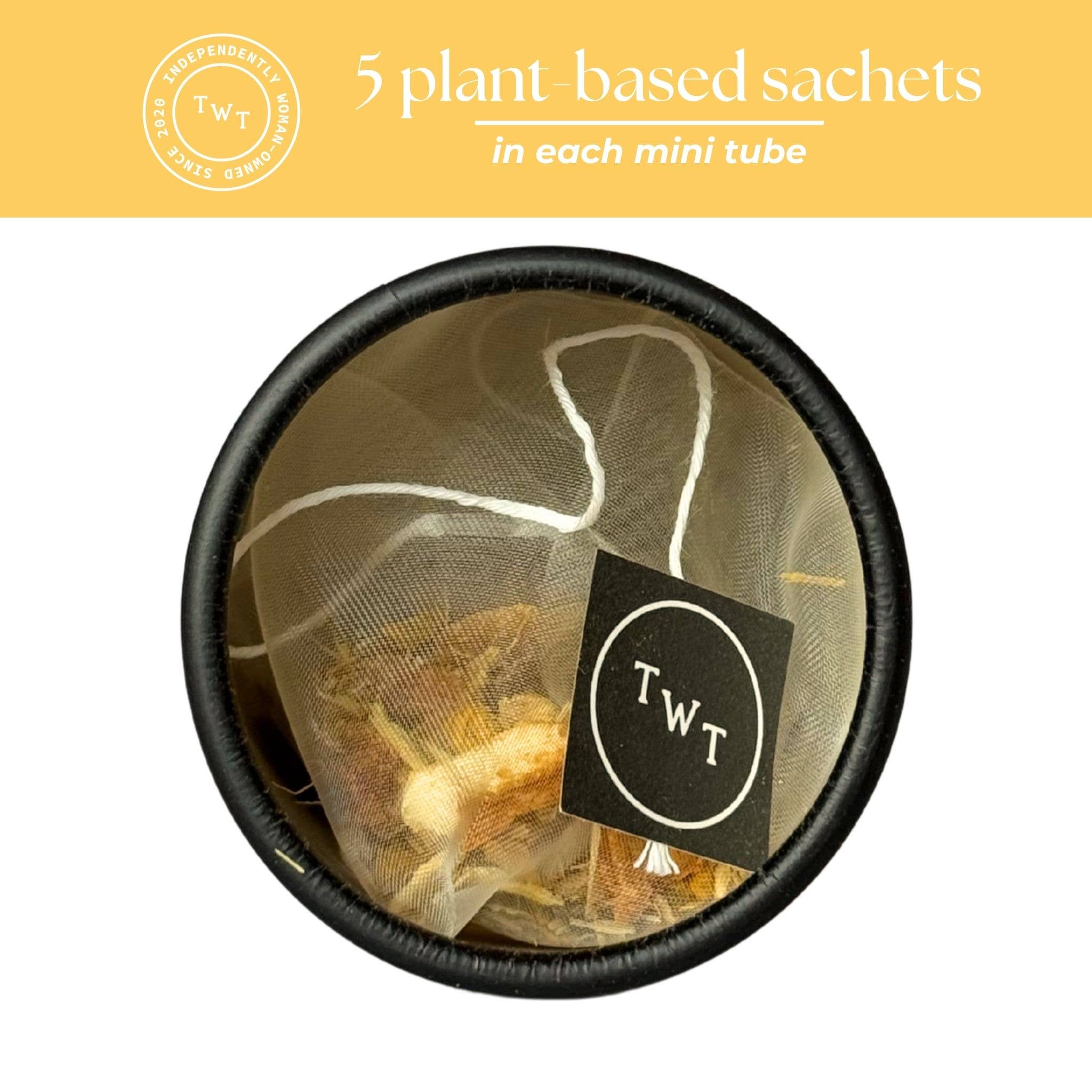 Turmeric Ginger Mini Tea Tube Gift (5 tea bags)