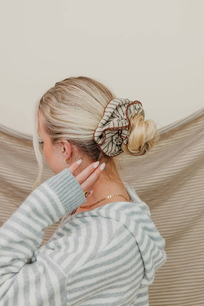 KAXI Striped Corset Scrunchie