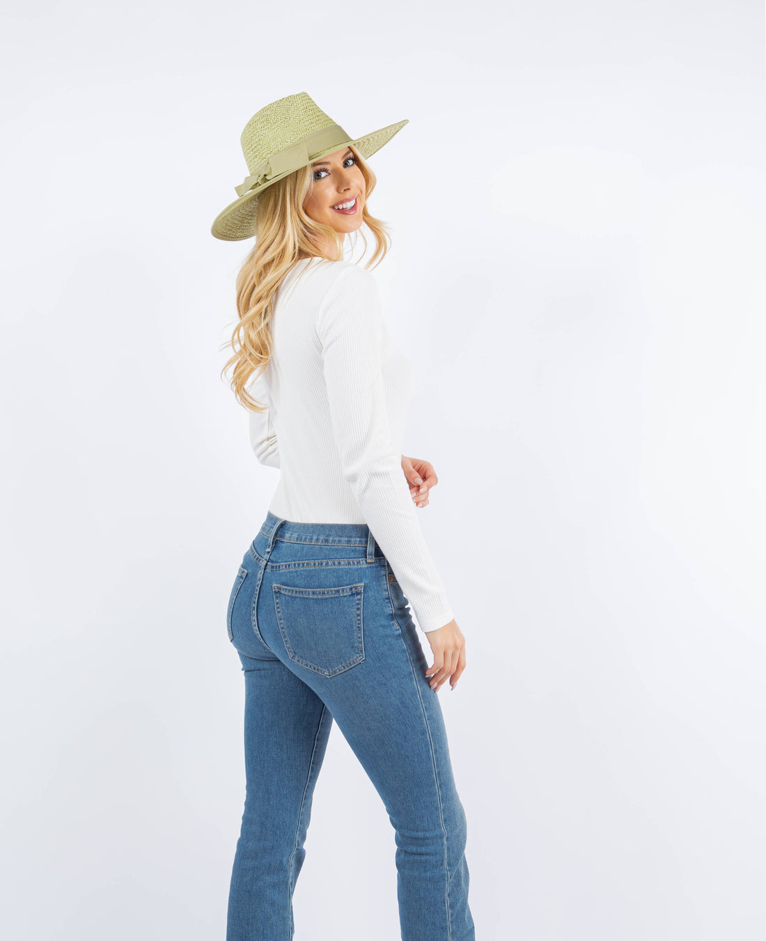 Fedora Flat Brim Hat Spring
