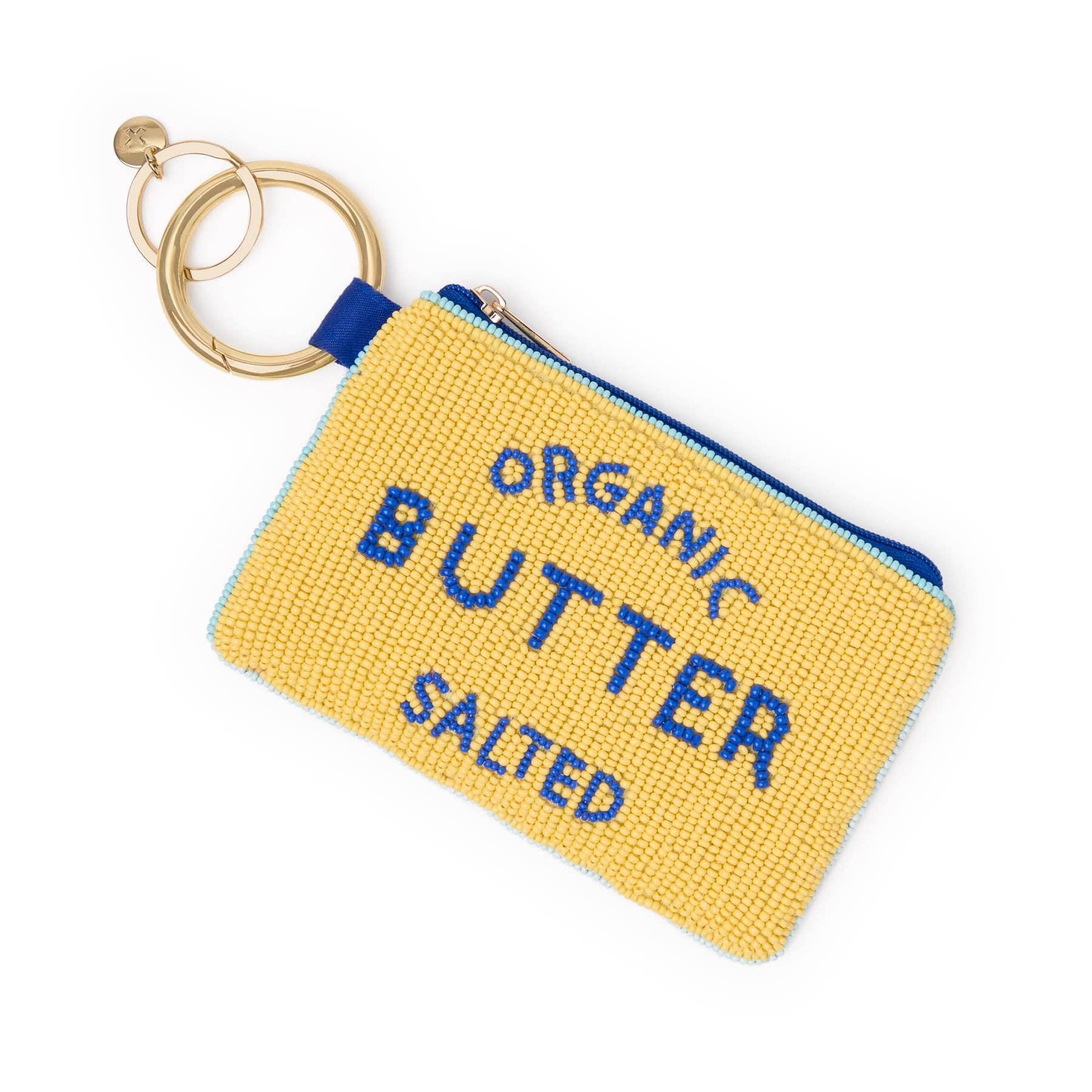 Butter Beaded Coin Purse
