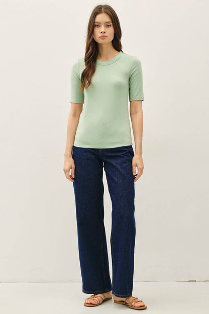 Ultra Soft Basic Short Sleeve Top