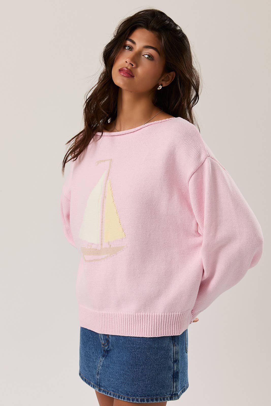 Boat Neck Sweater