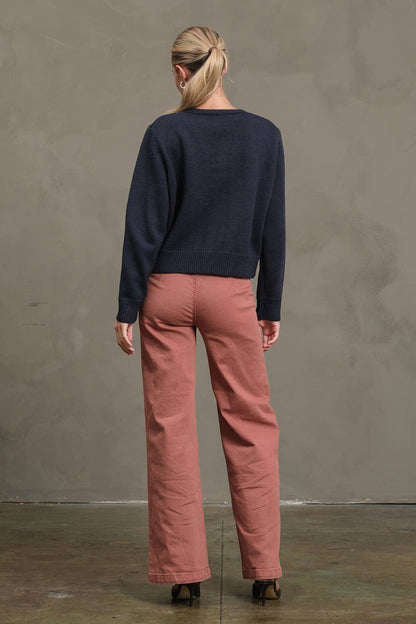 Utility Pocket Knit Zip-Up Cardigan