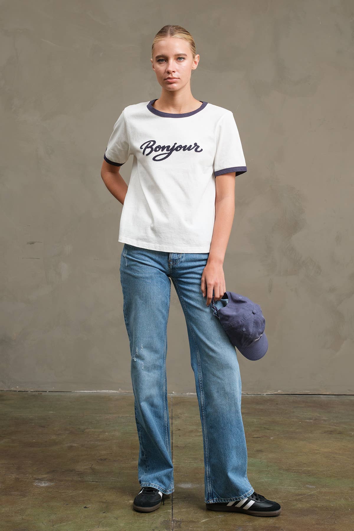 Bonjour Contrast Ringer Tee