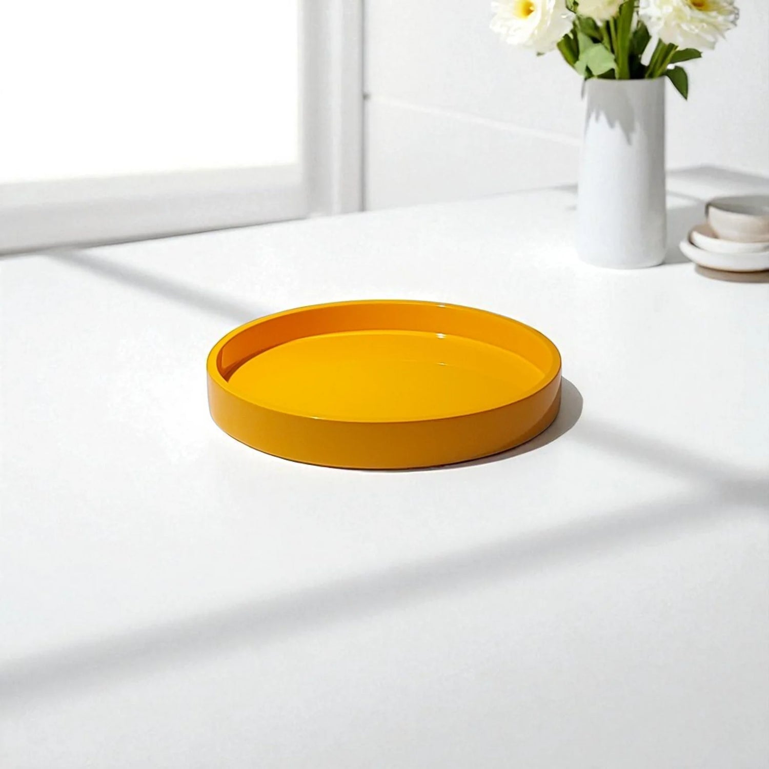 Round Tray Handmade Decorative Tray