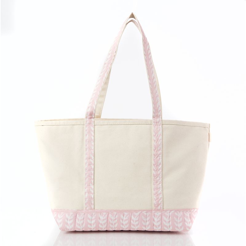 Block Print Tote with Pockets