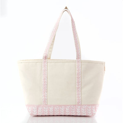 Block Print Tote with Pockets