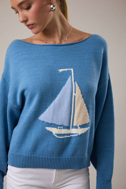 Boat Neck Sweater