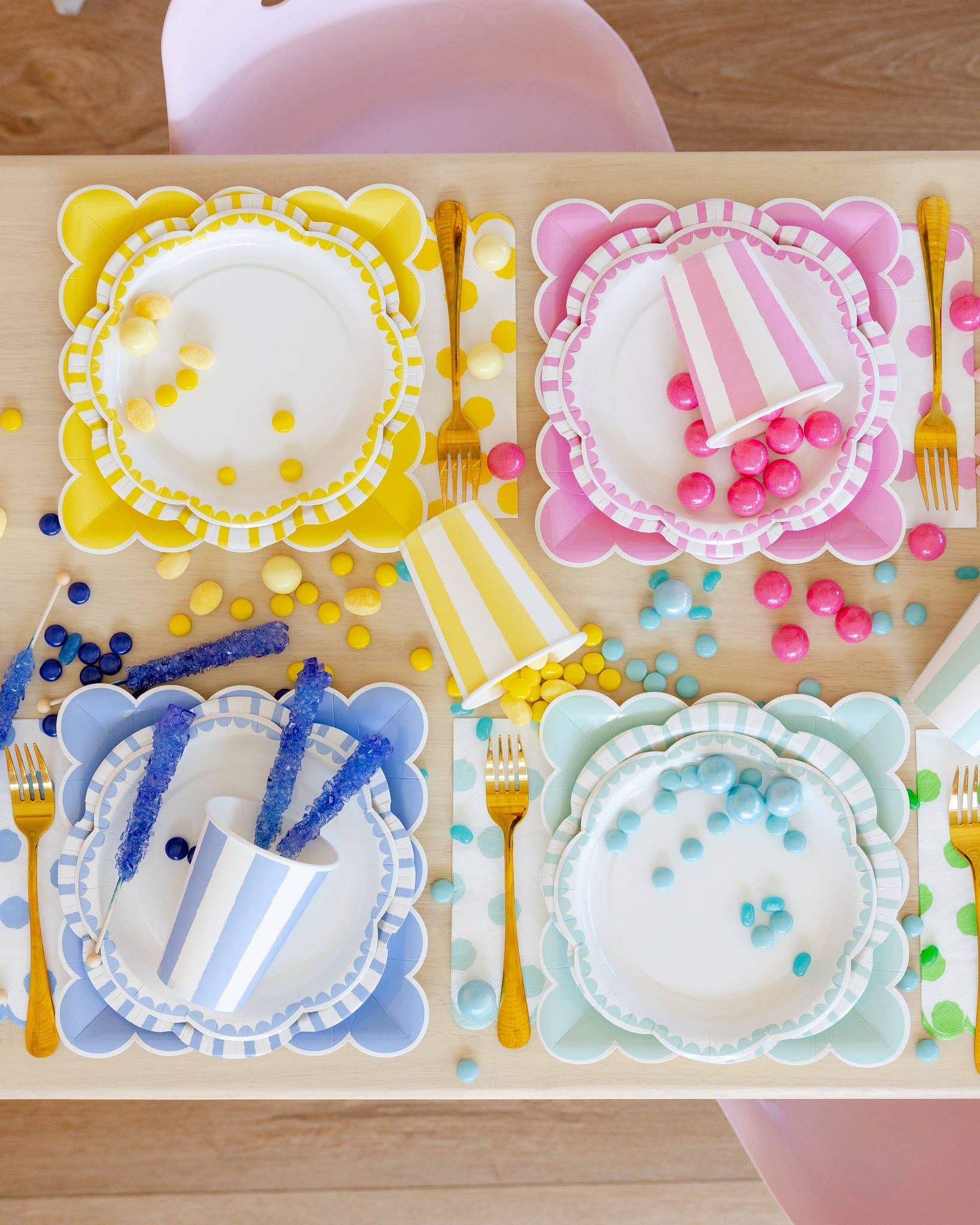 Blue Dessert Plate