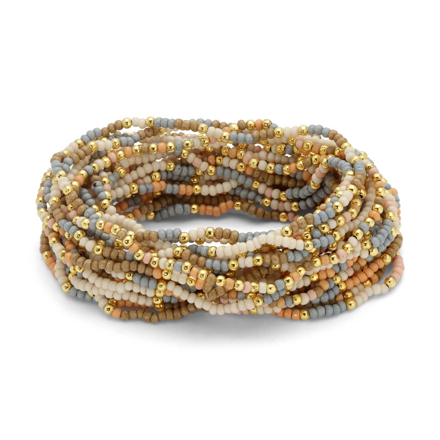 Assorted 2mm Stretch Seed Bead Bracelets