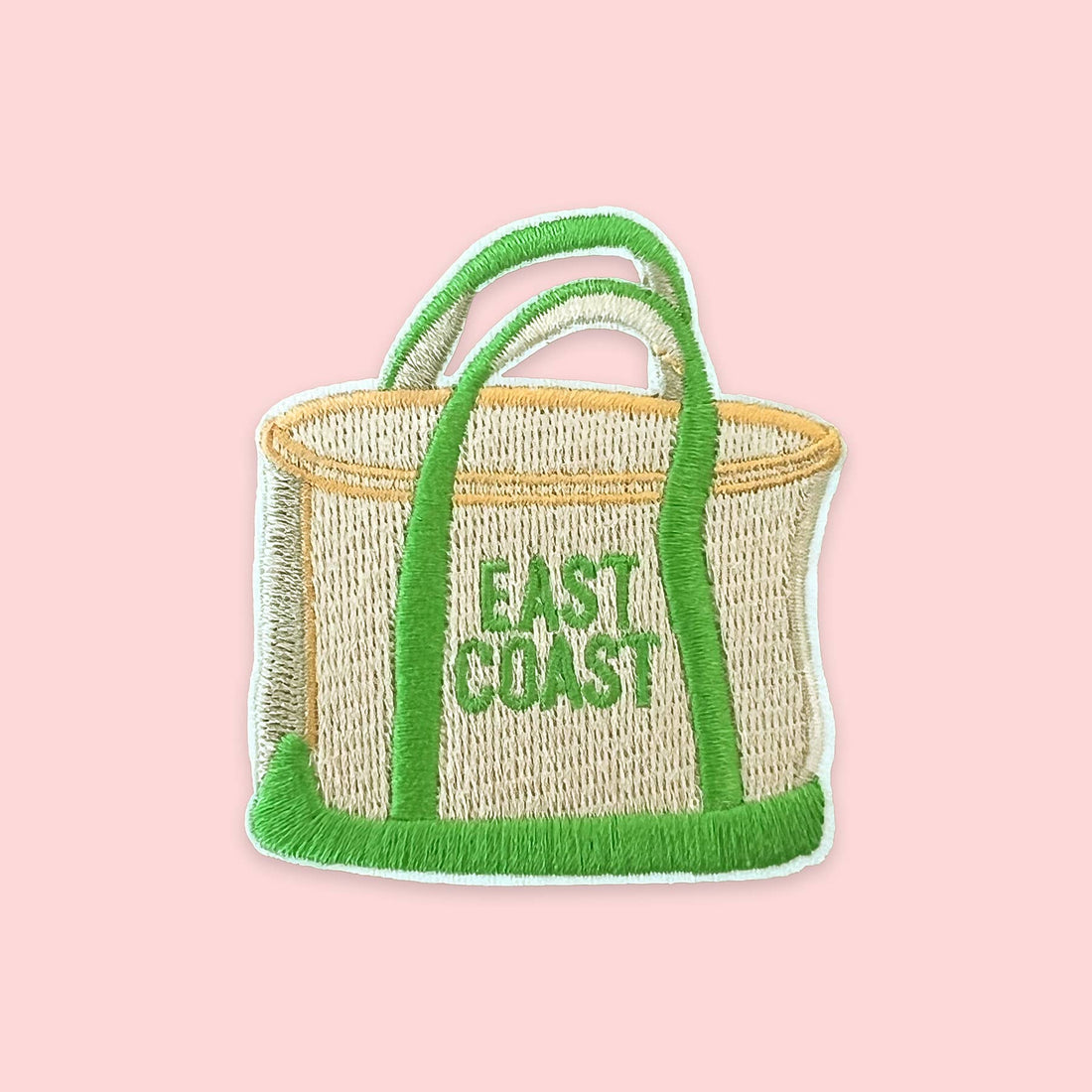 East Coast Coastal Tote Bag Iron-On Patch