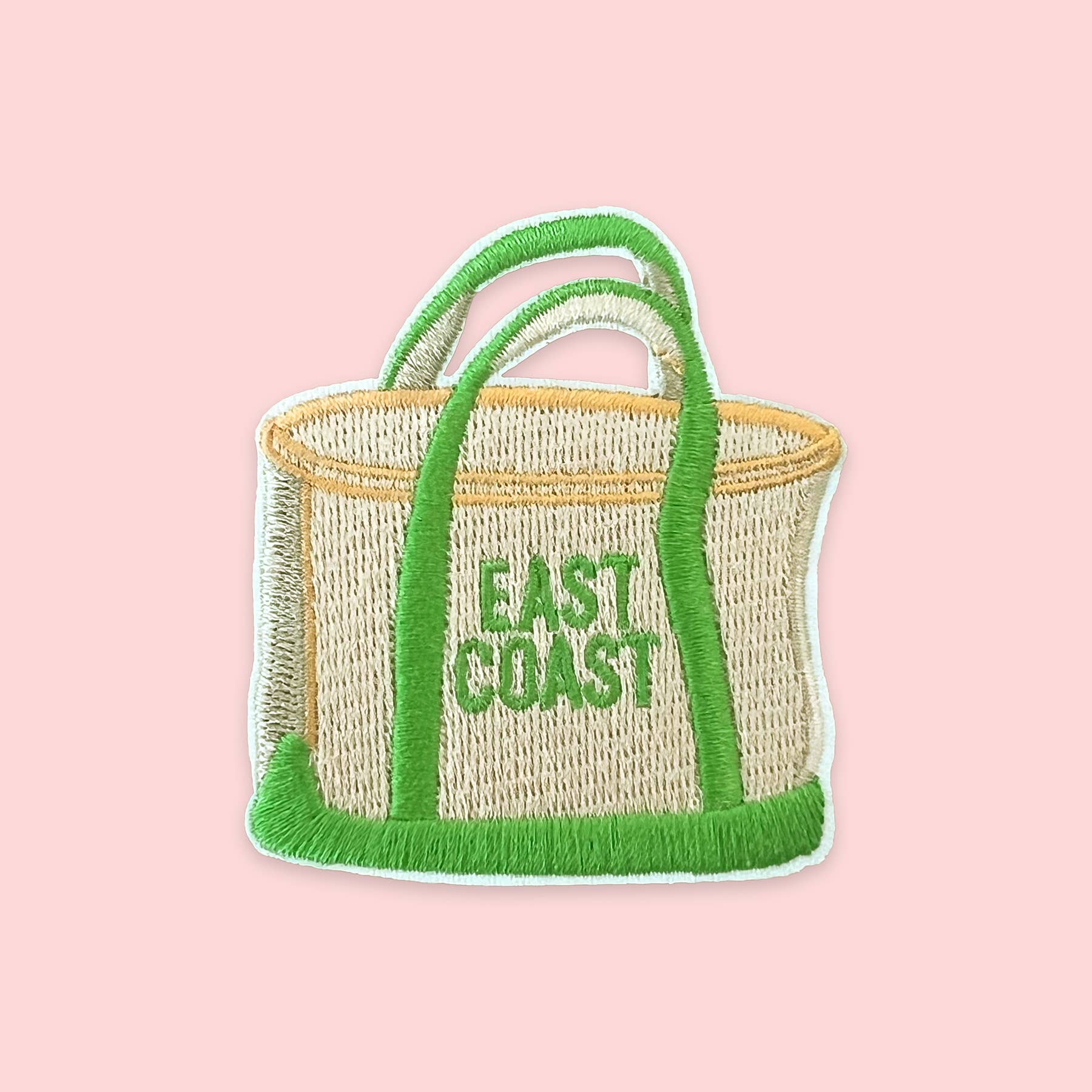 East Coast Coastal Tote Bag Iron-On Patch