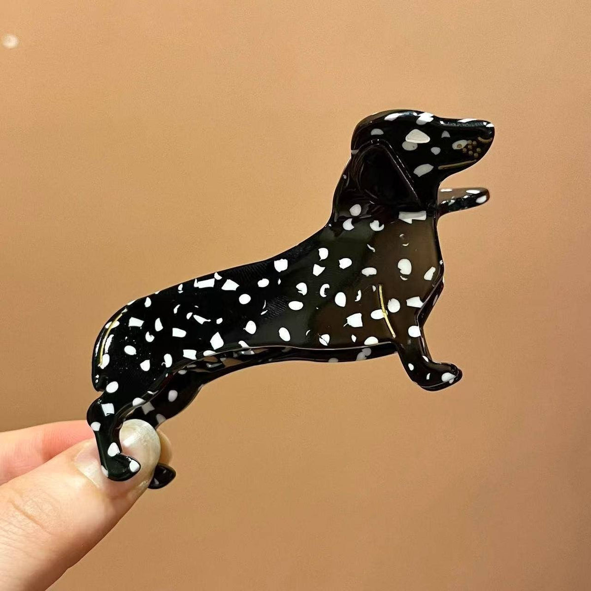 Dachshund Dog Hair Claw Clip