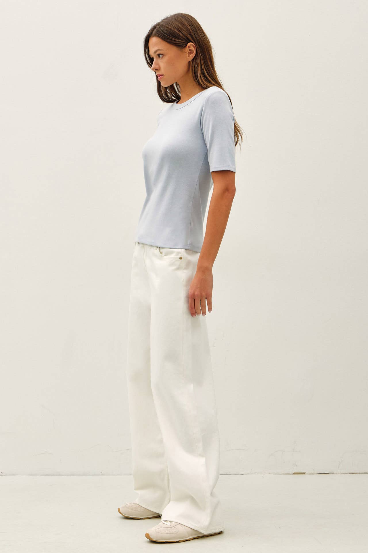 Ultra Soft Basic Short Sleeve Top