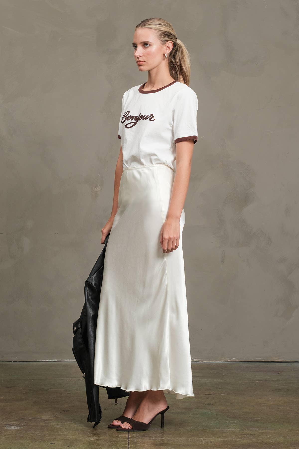 Bonjour Contrast Ringer Tee