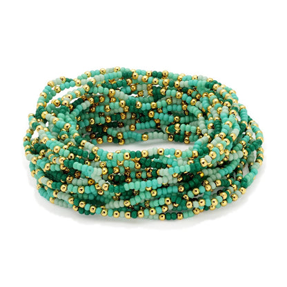 Assorted 2mm Stretch Seed Bead Bracelets