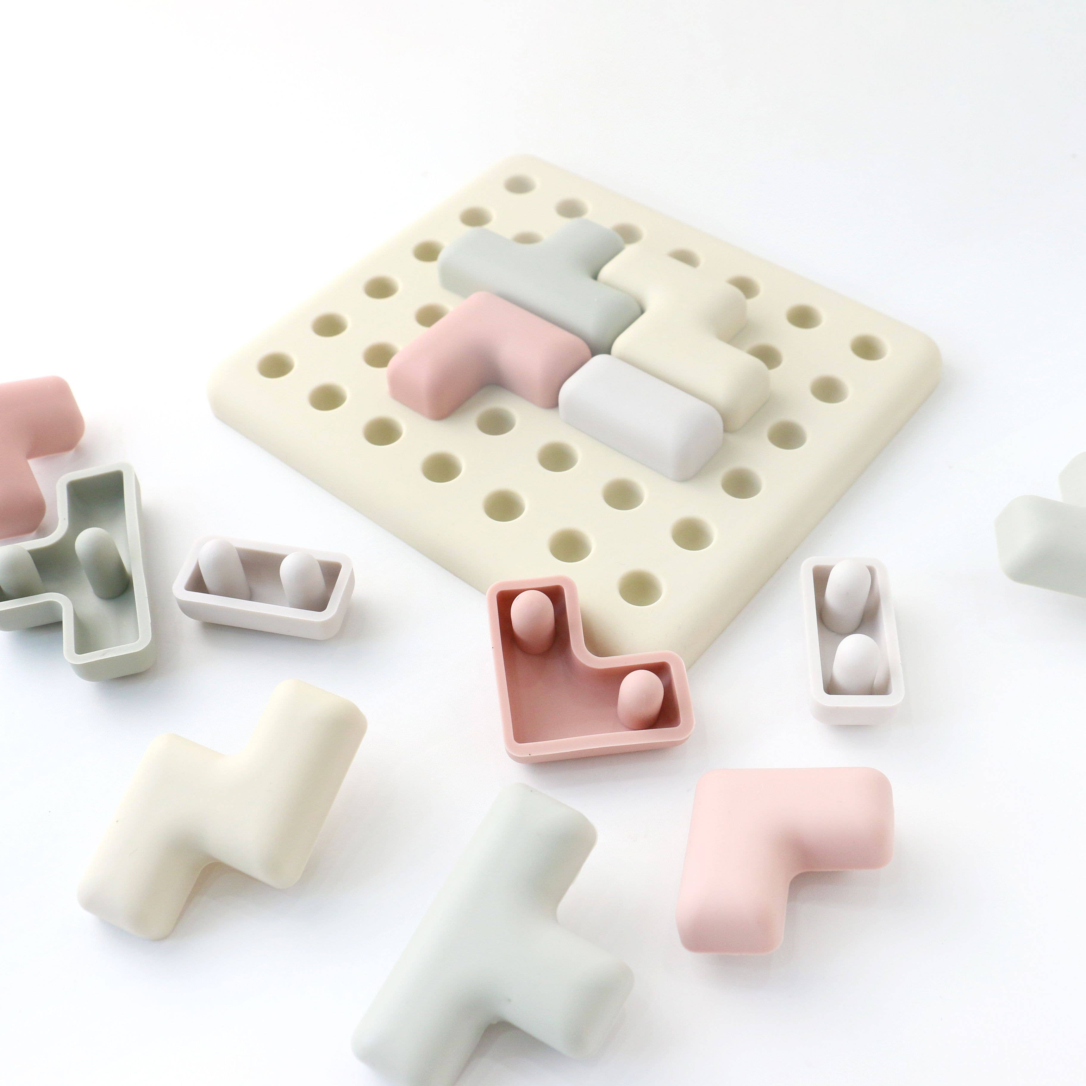 Toddler Puzzle Board - Montessori Shape Toy