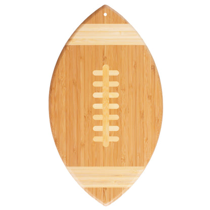 Football Shaped Cutting Board &amp; Charcuterie Serving Tray