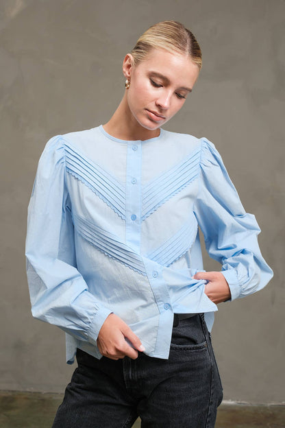 Classic Pintuck Blouse