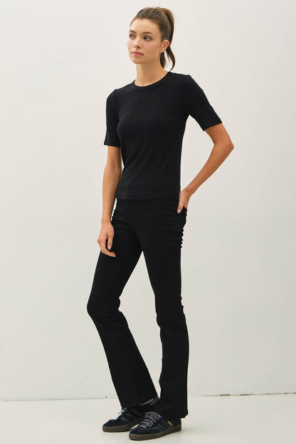Ultra Soft Basic Short Sleeve Top