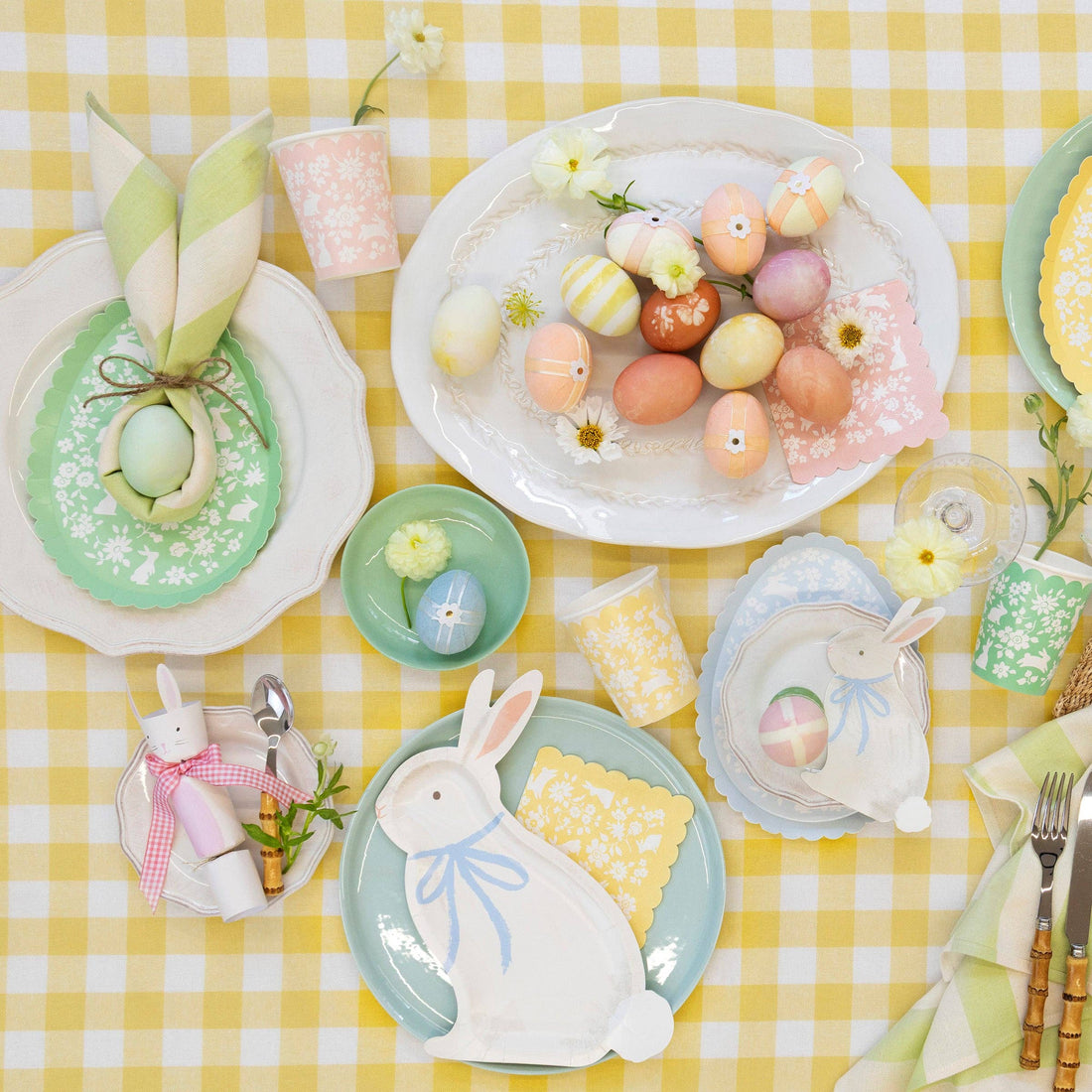 Bunny With Bow Plates