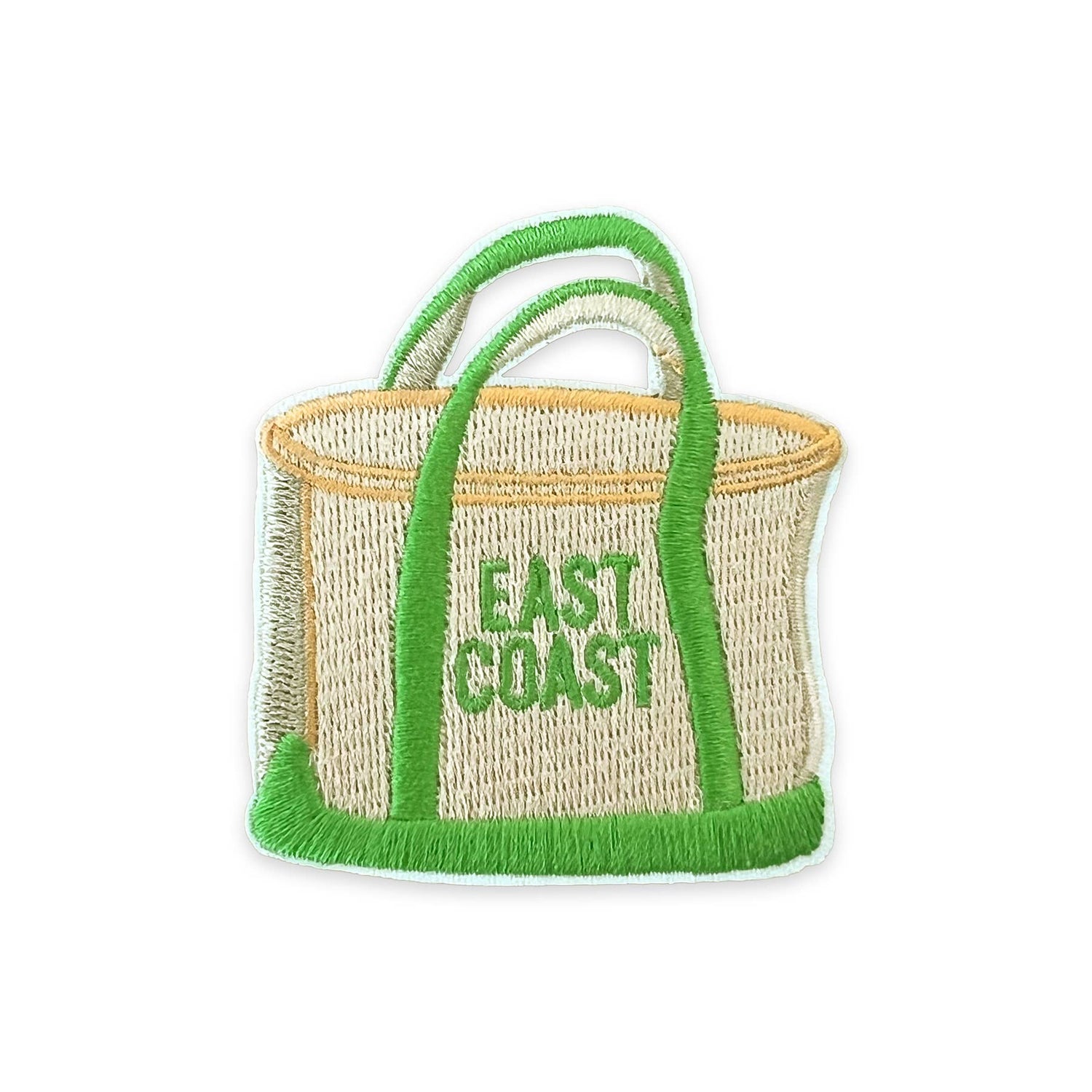 East Coast Coastal Tote Bag Iron-On Patch