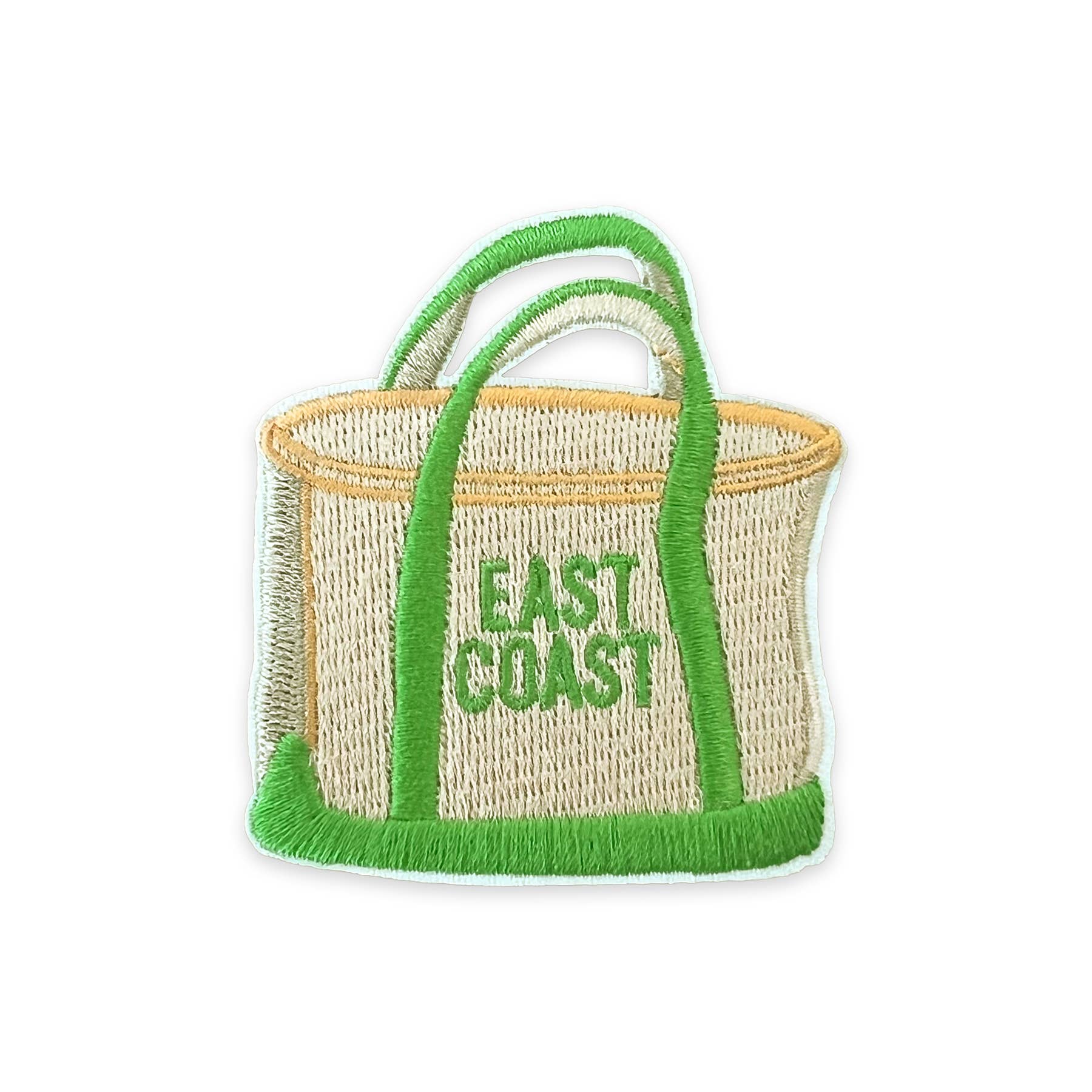 East Coast Coastal Tote Bag Iron-On Patch