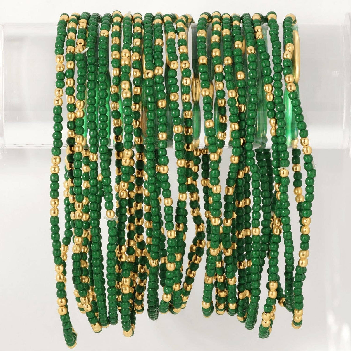 Assorted 2mm Stretch Seed Bead Bracelets