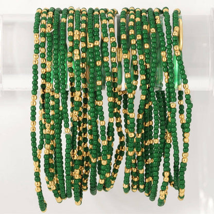 Assorted 2mm Stretch Seed Bead Bracelets