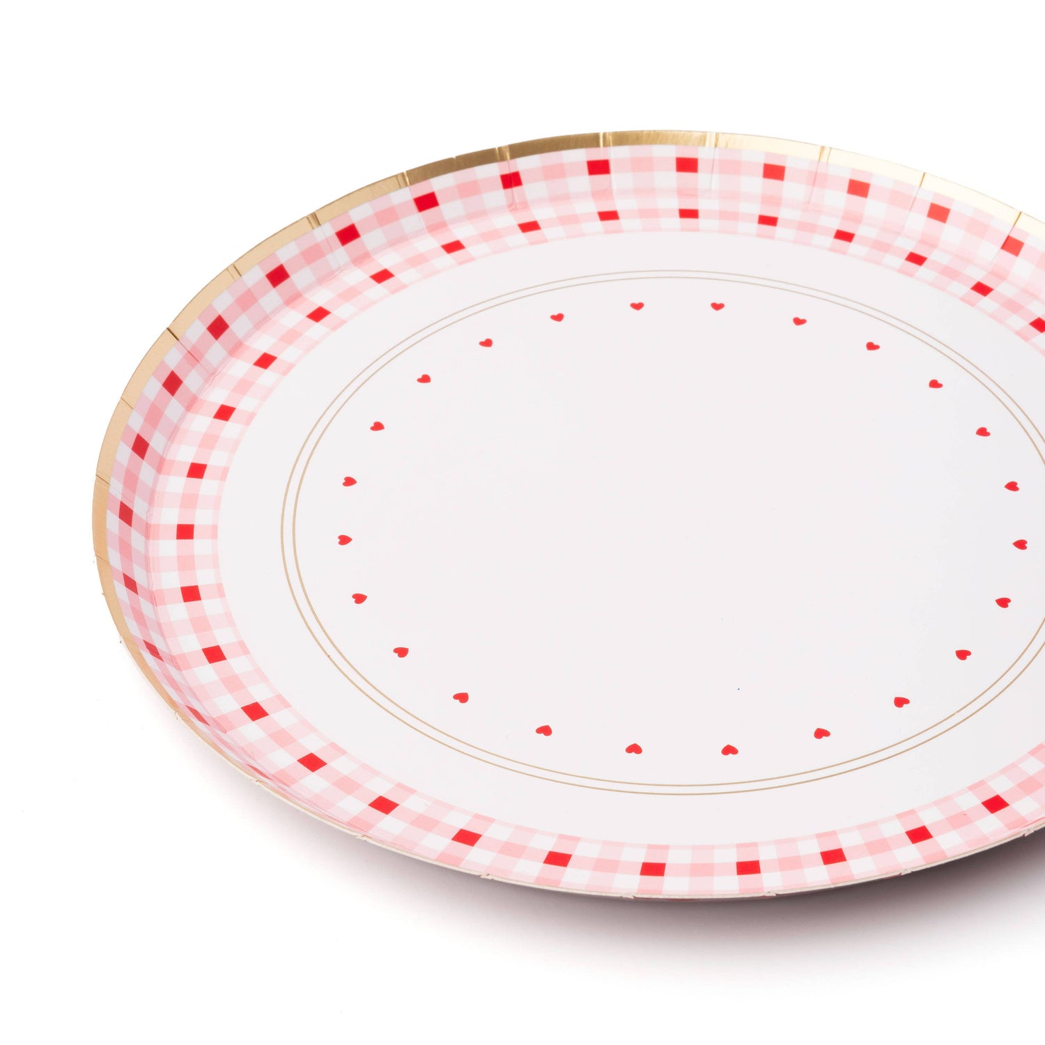 Elegant Valentine Dessert Plates