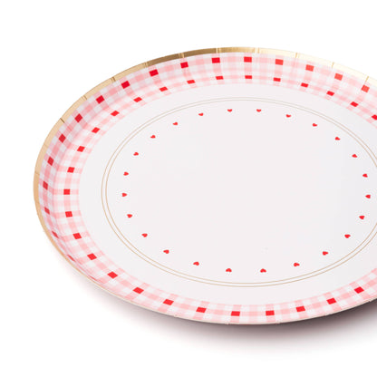 Elegant Valentine Dessert Plates