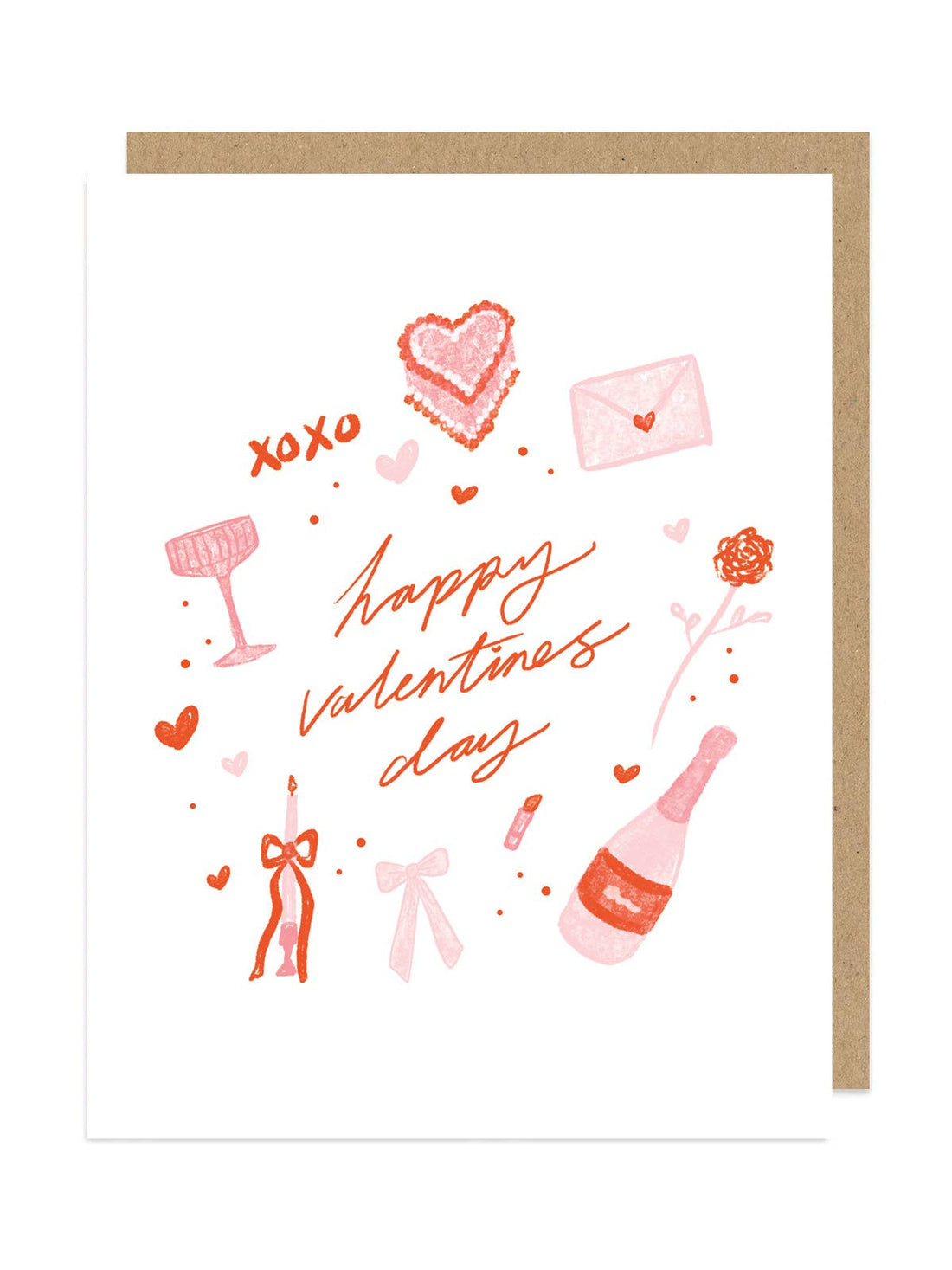Hand-Drawn Happy Valentine&