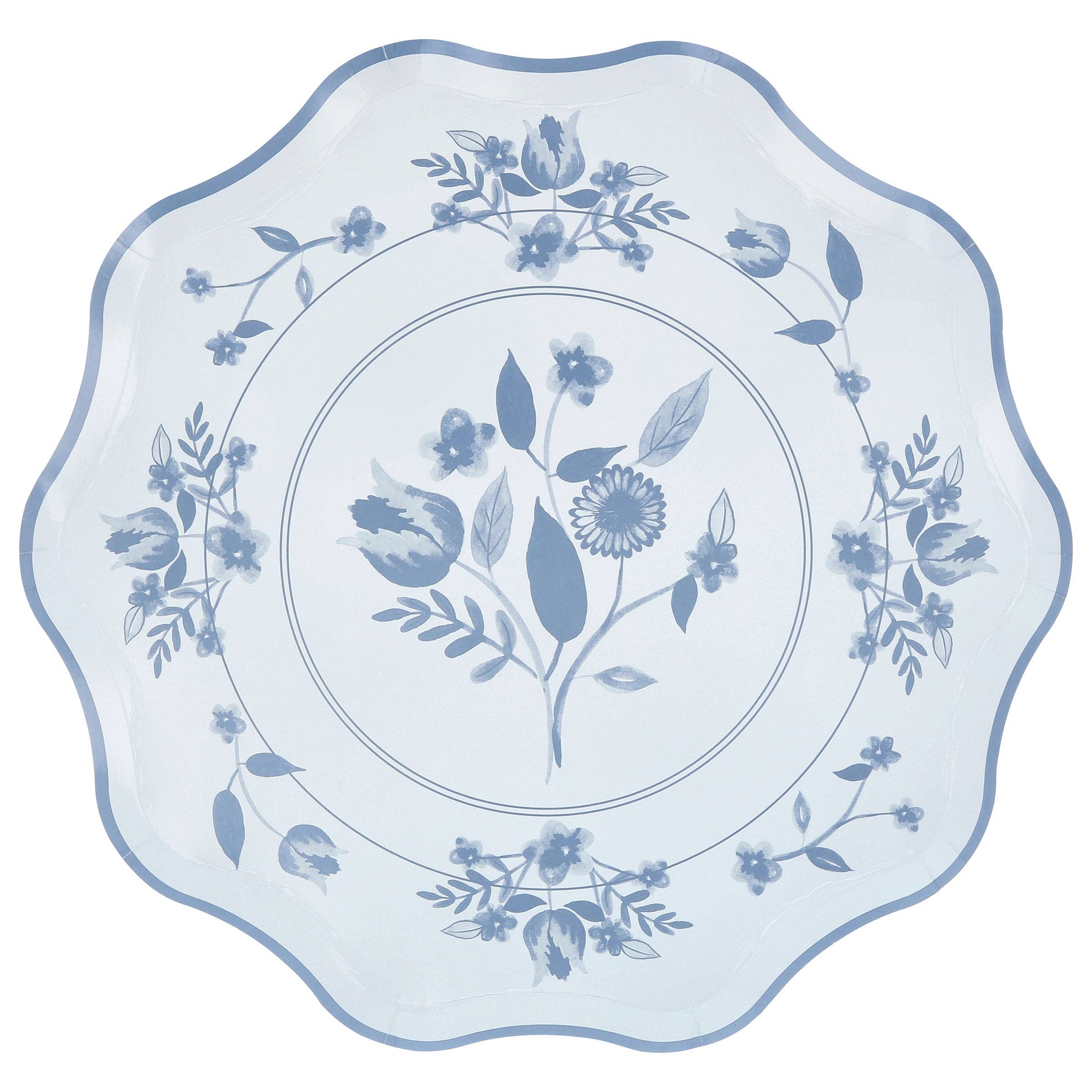 Vintage Botanical Dinner Plates