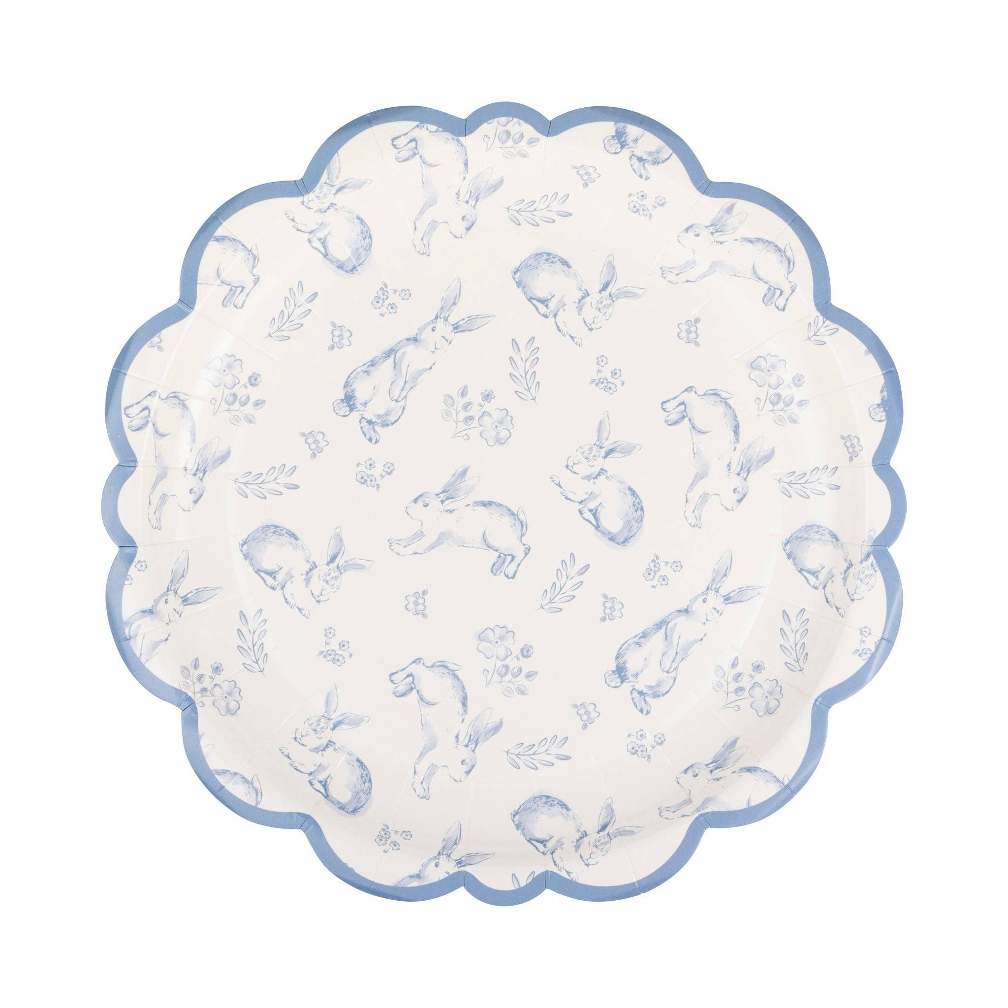 Bunny Toile Plates