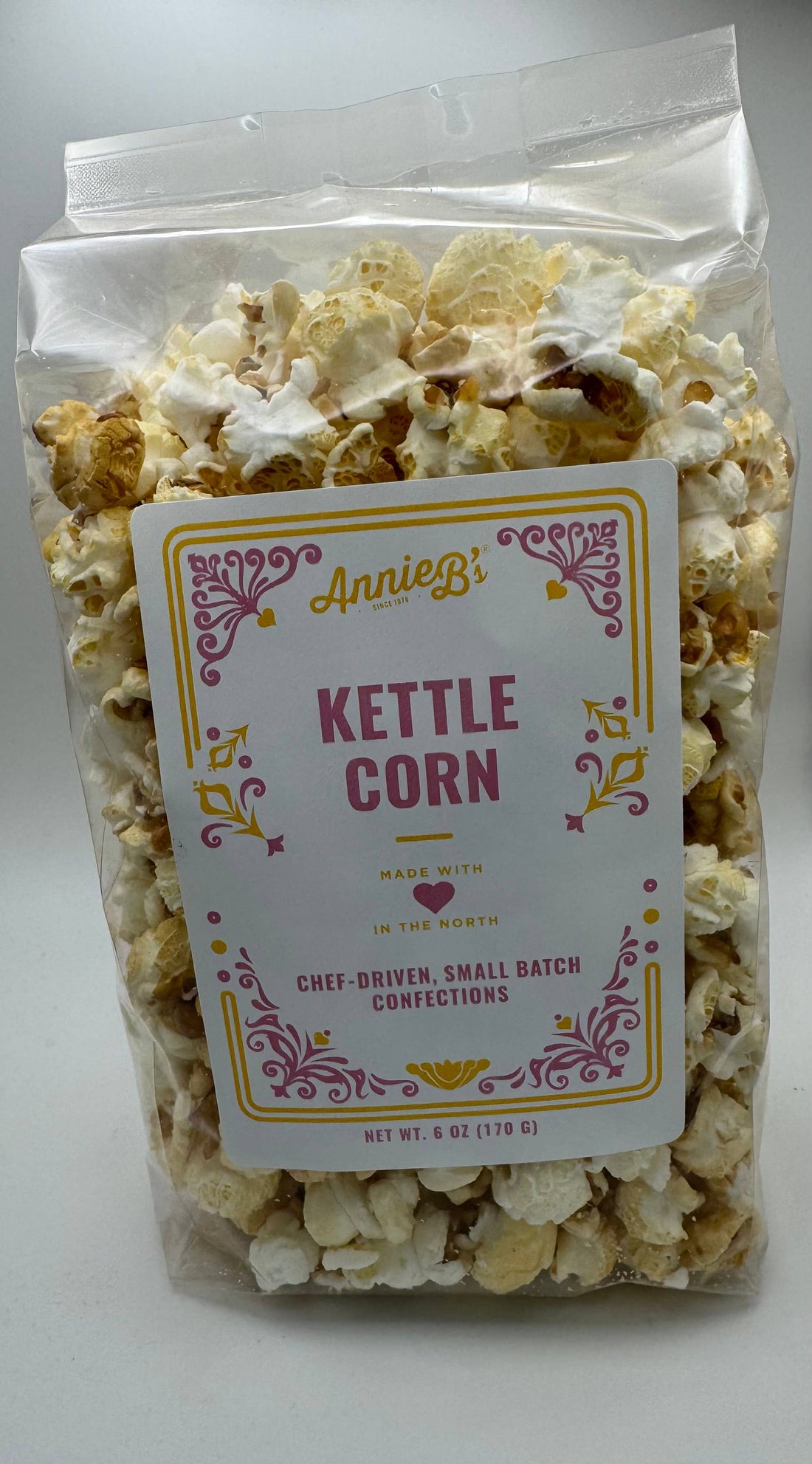 Annie B’s sweet and salty kettle corn 6 oz bag