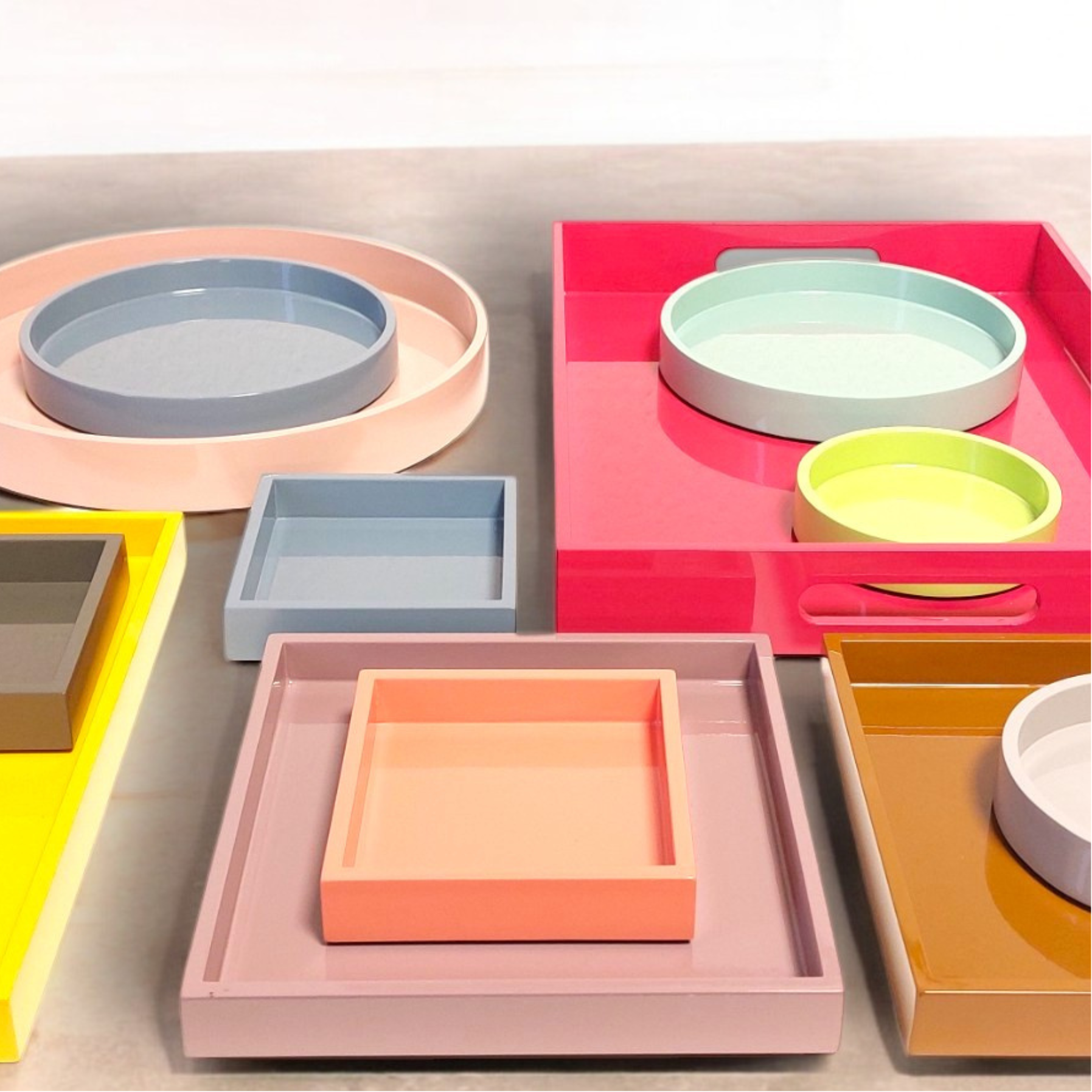 Round Tray Handmade Decorative Tray