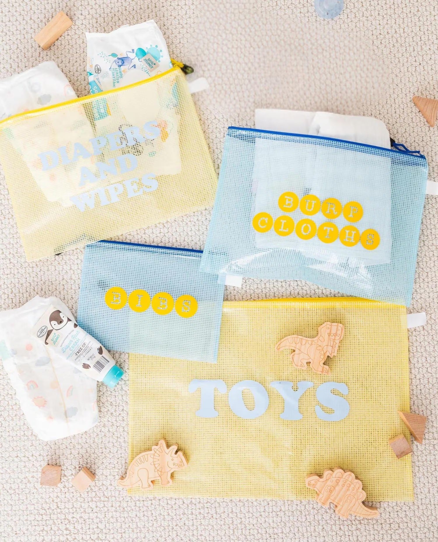 Mesh Pouch Organizer Bags for Baby