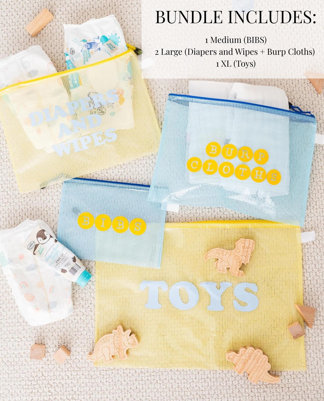 Mesh Pouch Organizer Bags for Baby