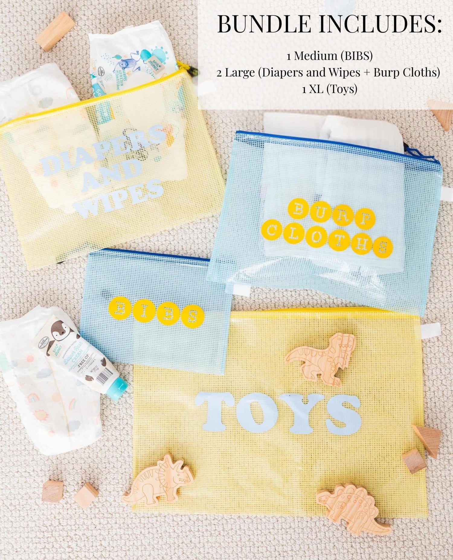 Mesh Pouch Organizer Bags for Baby
