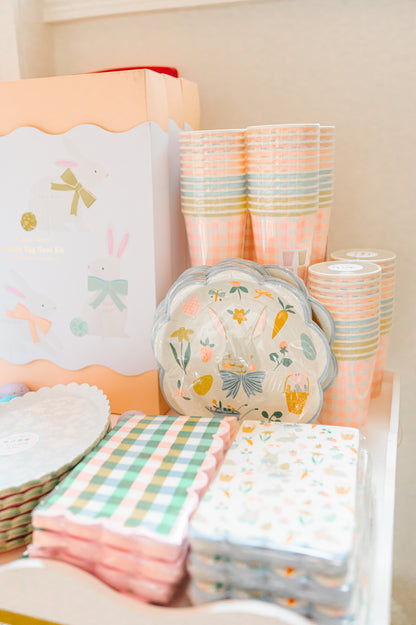 Gingham Cups