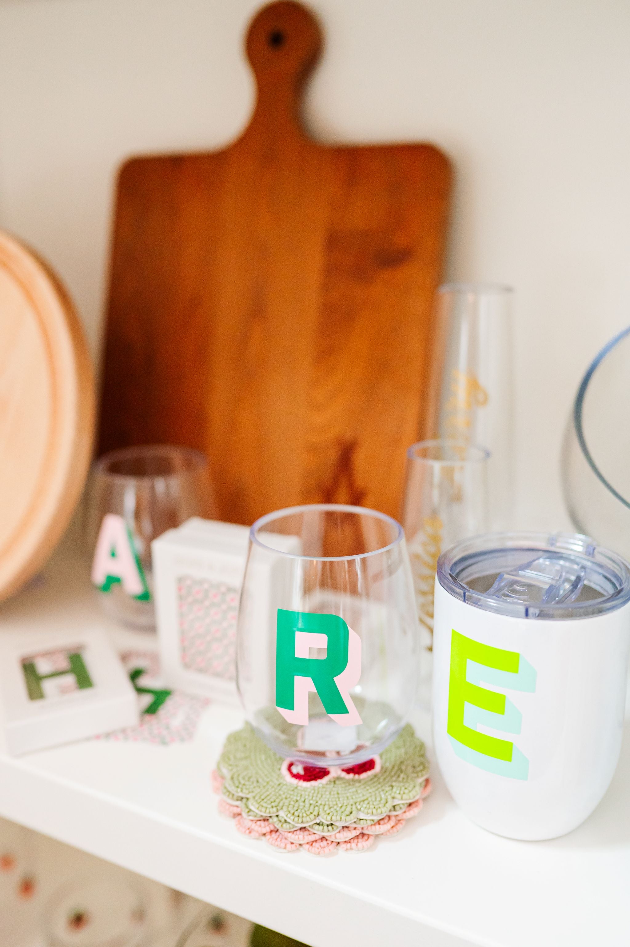 Handmade Glass Beaded Cotton Coasters
