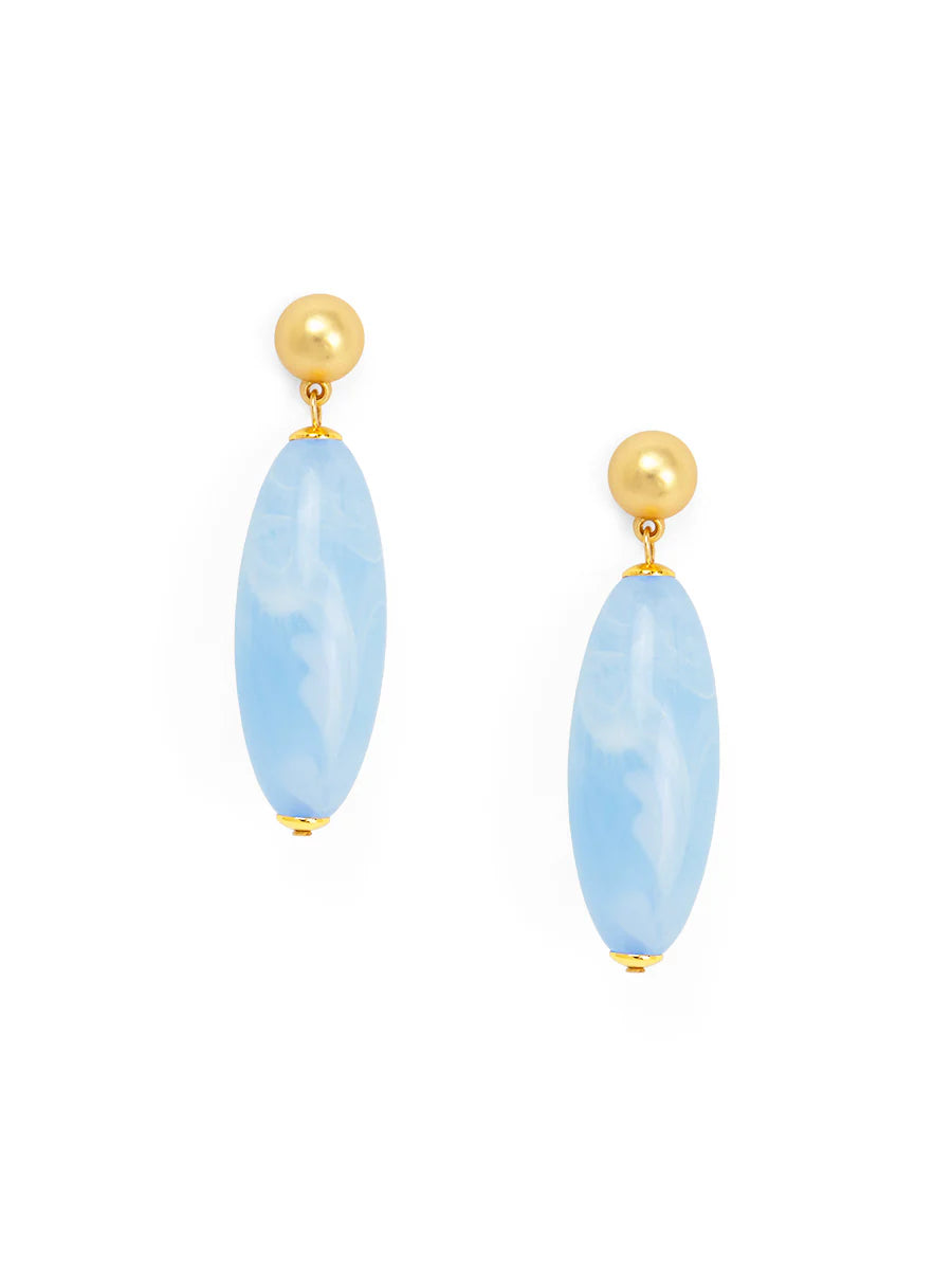 Glossy Resin Bead Drop Earring Jewelry
