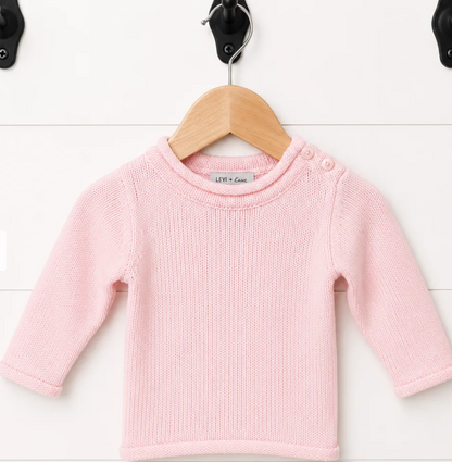 Fairytale pink personalized toddler sweater