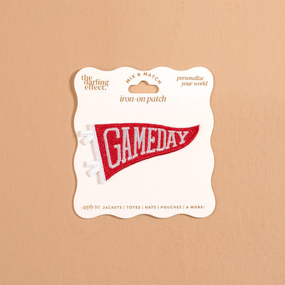 Mix &amp; Match Iron-On Patch-Gameday Red