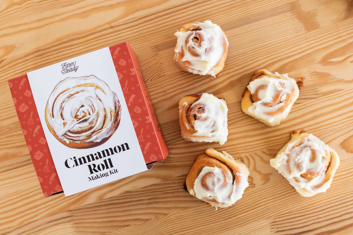Homemade cinnamon rolls with sweet icing
