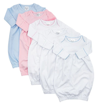 Baby Gown with Picot Trim